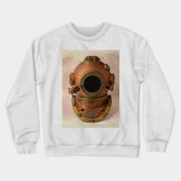 Copper Deep Sea Diving Helmet Crewneck Sweatshirt by photogarry